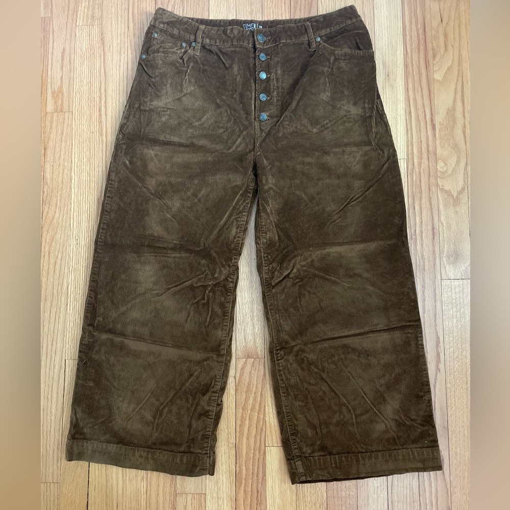 Time And Tru Corduroy High Rise Wide Leg